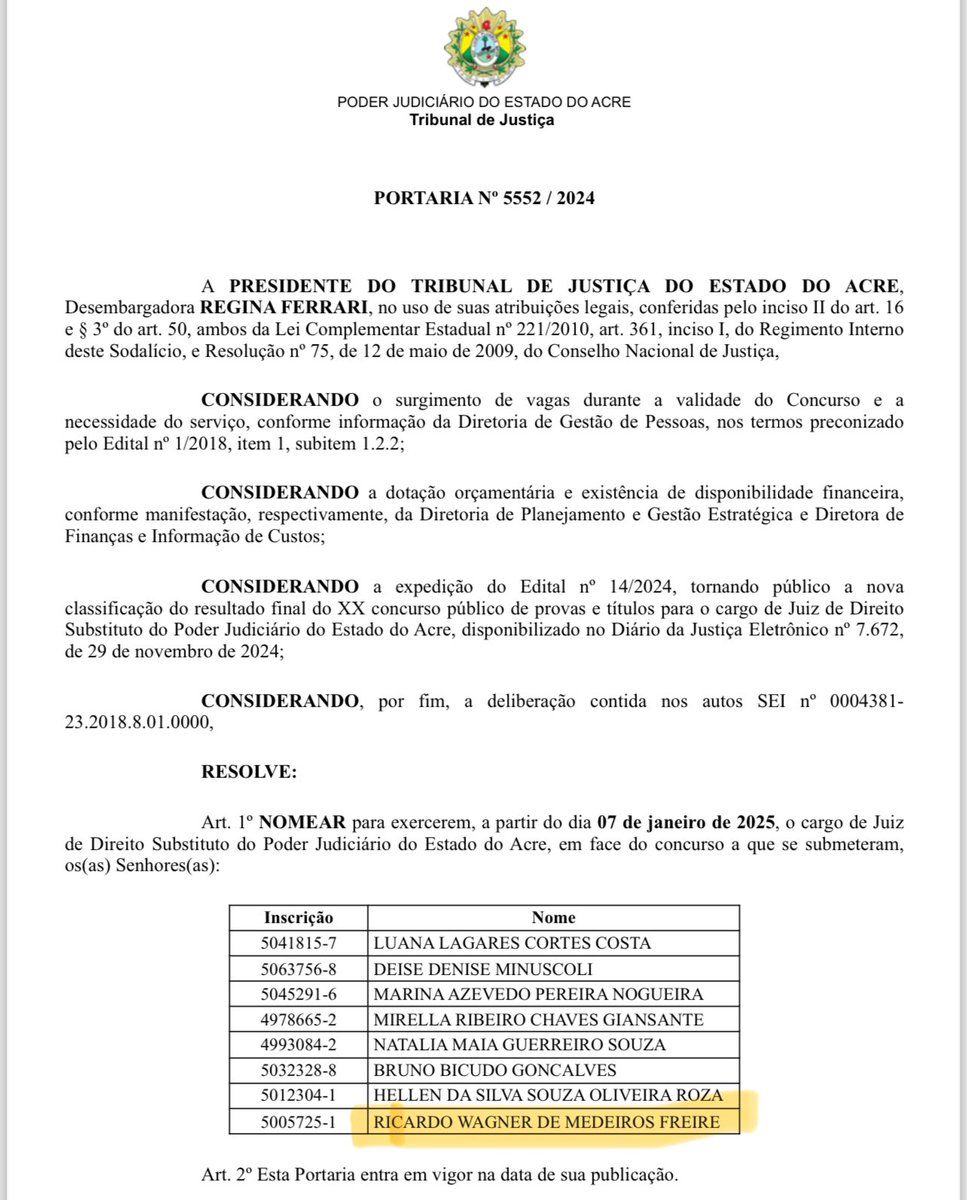 DEUS É FIEL!

Nomeado Juiz de Direito do TJAC.

Estou muito feliz e emocionado. Deus e eu sabemos o quanto lutei por isso, a concretização do meu sonho, não só meu, da minha família e devo muito a eles por essa realização, minha esposa, meus pais, meus amigos, pois ninguém