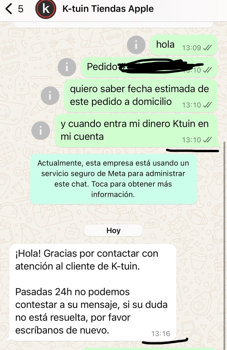 Frenxu17's tweet photo. @Ktuin vergonzoso el dpto de atención al cliente que llevo esperando contestación desde ayer y luego cuando responden no siguen con la conversación…. No entiendo nada !! https://t.co/qy3B0BHBhE