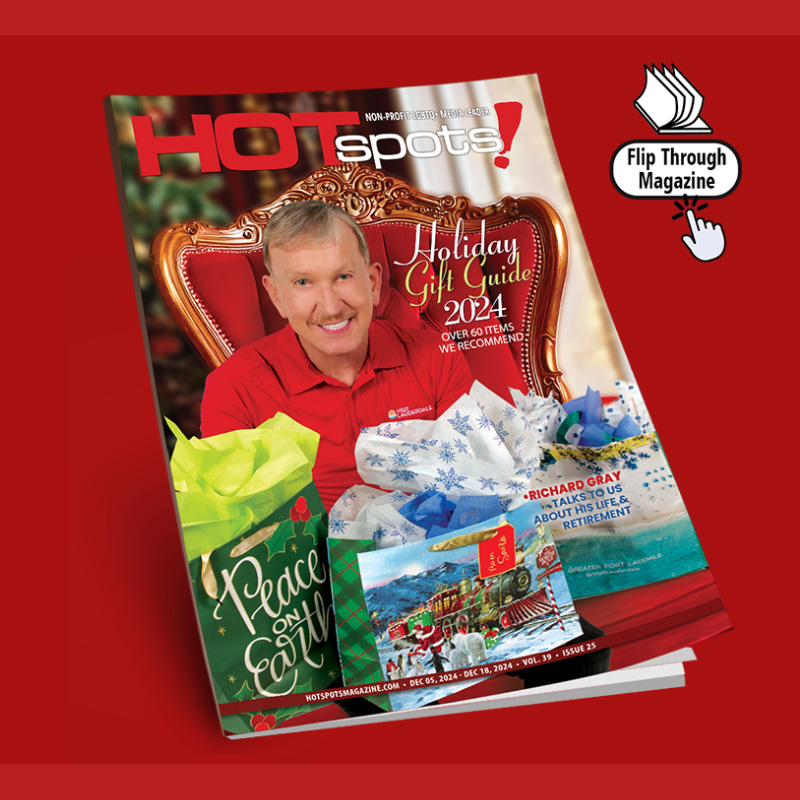 📷 This week's issue of HOTspots Magazine: Holiday Gift Guide 2024 featuring over 60 Items We Love is now available on stands and online: hotspots.click/GiftGuide24

Plus, Richard Gray talks to us about his life and retirement.

📷: Dennis Dean