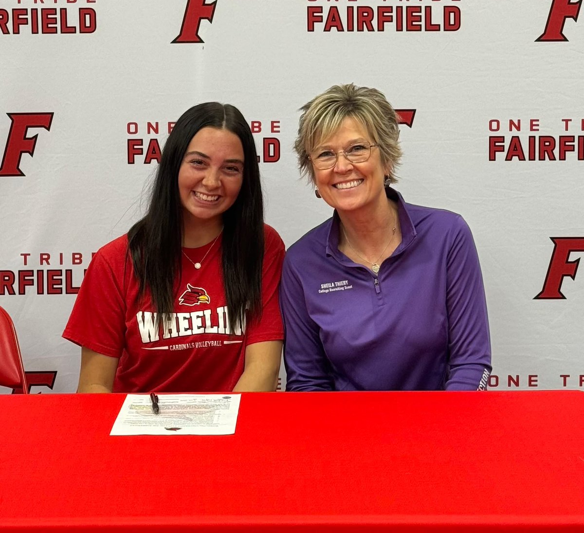 HUGE congrats to 2025 standout Libero, Kendall Kupper on officially committing and signing to play volleyball at Wheeling University! 🤩 GOOD LUCK Kendall! 

THE RECRUITING CONNECTION 
College Scout &amp; Recruiting Coach 
#teamthiery 💯