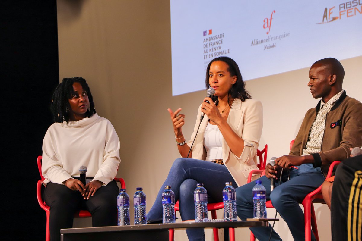 AFKenya's tweet photo. Huge thanks to @alexandrandolo for sharing her passion for fencing at Alliance, and to panelists @weareakke, @theboxkenya, @angazake, and moderator Caroline Kimeu for an insightful discussion on sports as a tool for women's empowerment. https://t.co/jbCn1tig5X