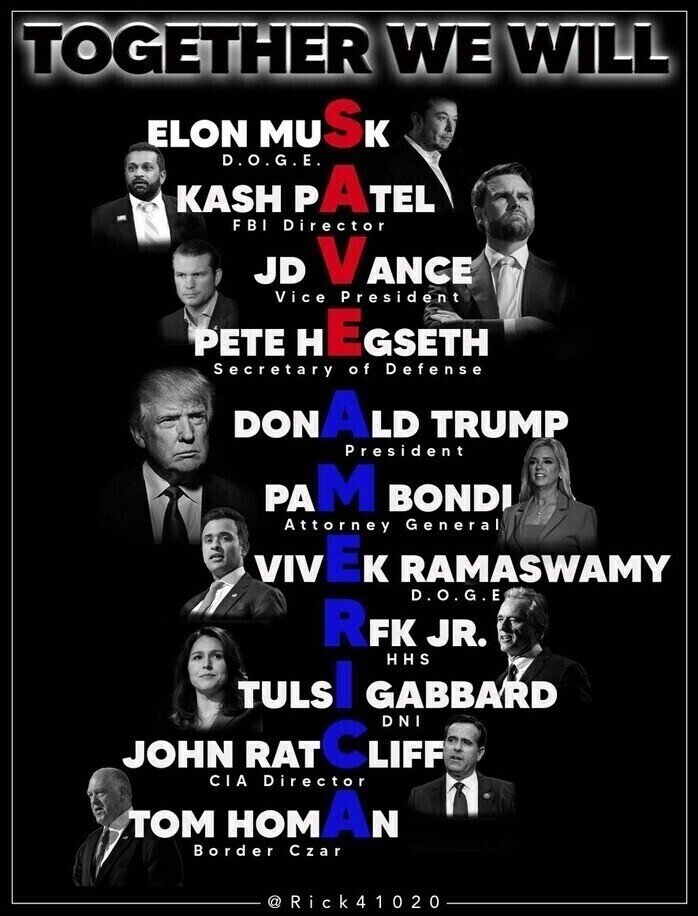 PecanC8's tweet photo. This is what saving America looks like, and what we voted for on Nov 5. Is this the new Republican party? https://t.co/KortMJiPzz