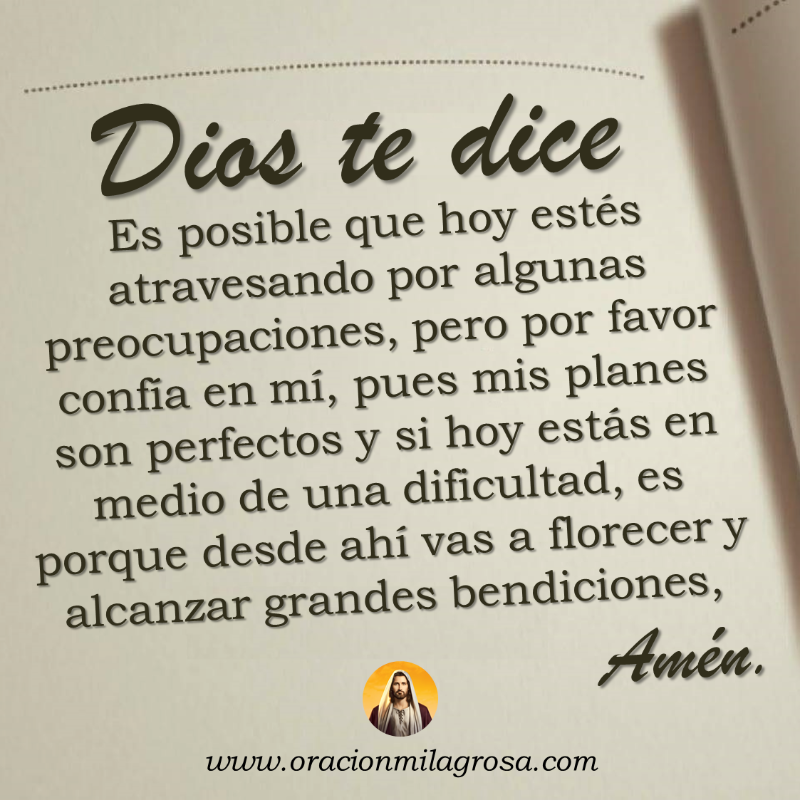oracion_milagro's tweet photo. DIOS HA VISTO TU VIDA, tus batallas, tus necesidades y Él tiene hoy unas palabras de fuerza y esperanza justas para ti. Te invitamos a aceptar esta carta para que puedas recibir la paz, las bendiciones y los milagros que hay en ella.

Recibe esta carta en: https://t.co/qmngeCfXmN