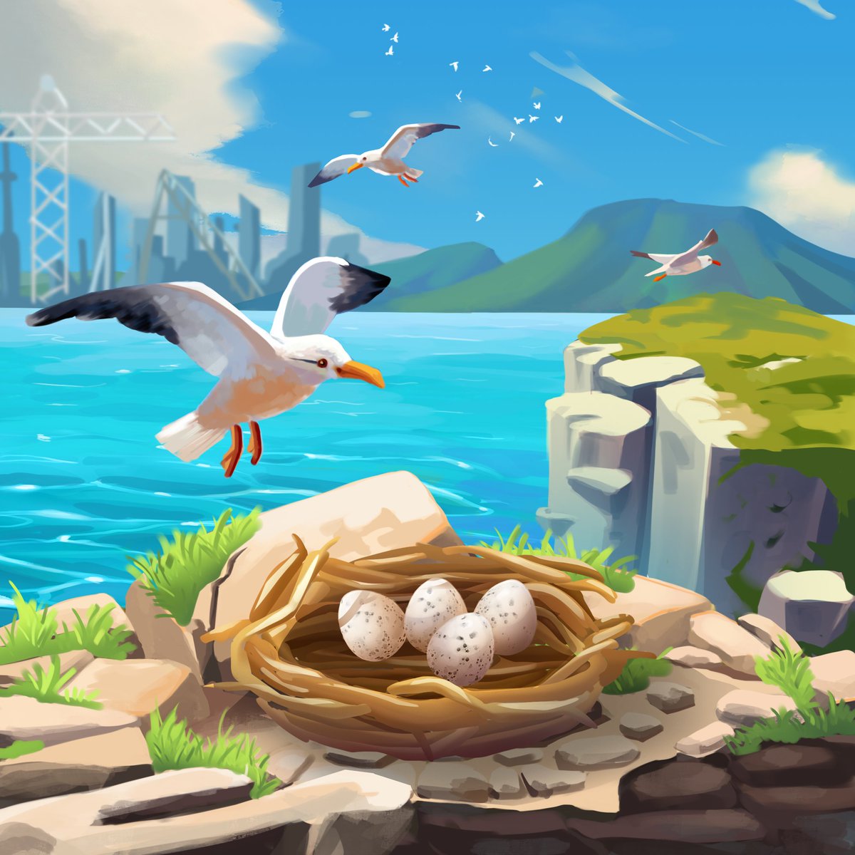 The seagull that started it all! 🦆