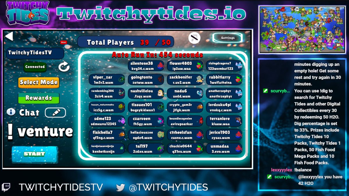 No need to adjust your dial!
TwitchyTidesTV is now LIVE - 24/7!!
🐟twitch.tv/twitchytidestv
 Get your game on any time.