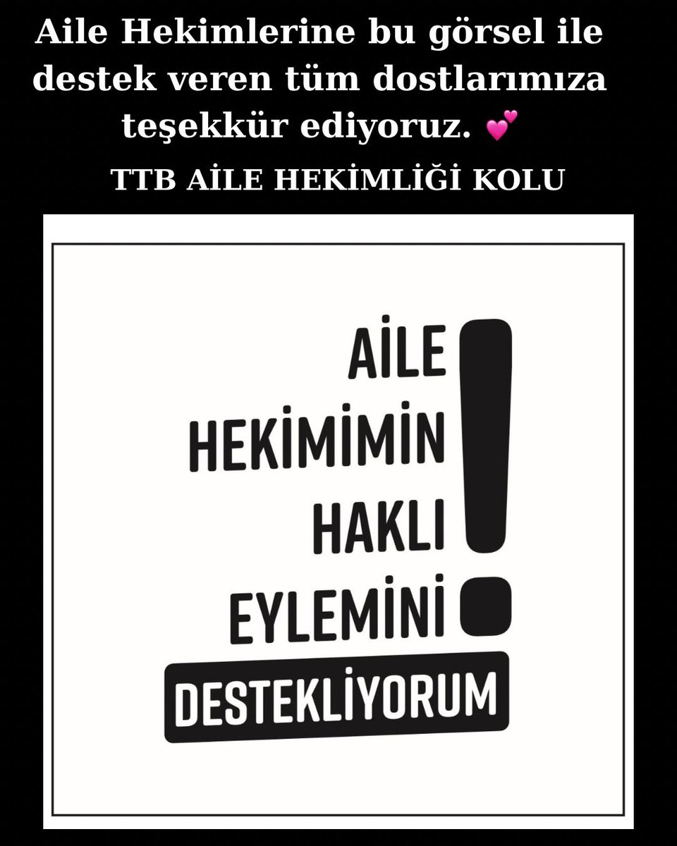 Haklı mücadelemize destek veren tüm dostlarımıza selam olsun!