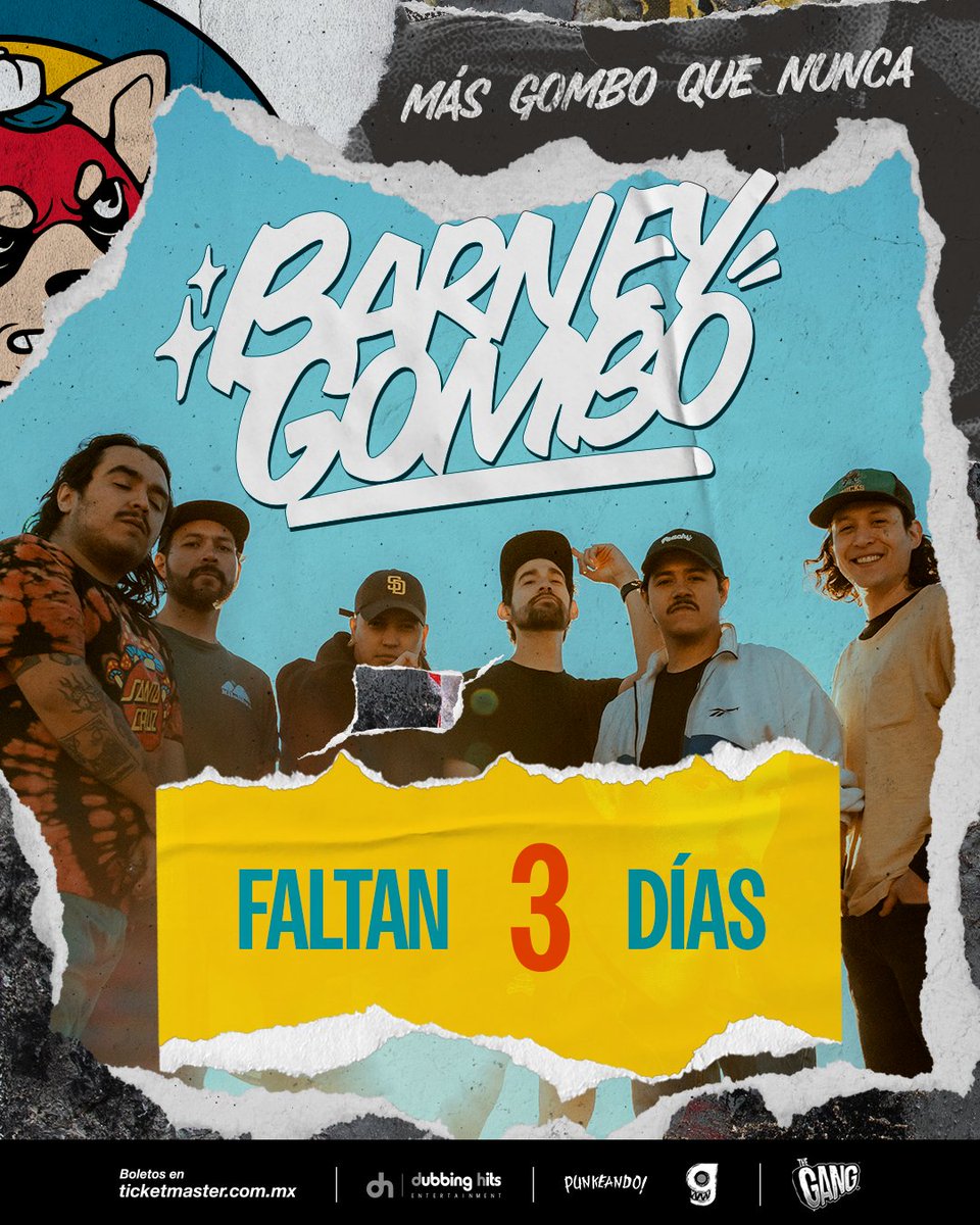 ¡Amigombos!

Estamos a tan sólo tres días para el show más importante de nuestra carrera.

¡Quedan muy pocos boletos y hoy, sólo hoy estarán al 2x1 en Ticketmaster!

Vayan por el suyo...

Boletos disponibles en Ticketmaster. 🦝
