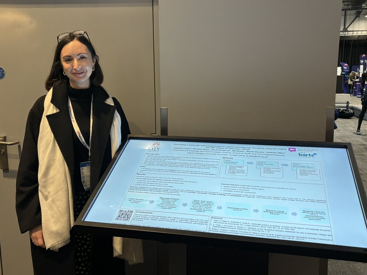 Amanda Comer (@manda_slt) on Twitter photo Such a privilege to share our <a href="/LabAphasia/">City Aphasia Lab</a> FATE-A project on using behaviour change theory to develop a telehealth toolkit for #slts working with people with #aphasia to #UKSF24 thank you to <a href="/BasAphasia/">British Aphasiology Society</a> for your conference support π Such a privilege to share our <a href="/LabAphasia/">City Aphasia Lab</a> FATE-A project on using behaviour change theory to develop a telehealth toolkit for #slts working with people with #aphasia to #UKSF24 thank you to <a href="/BasAphasia/">British Aphasiology Society</a> for your conference support π