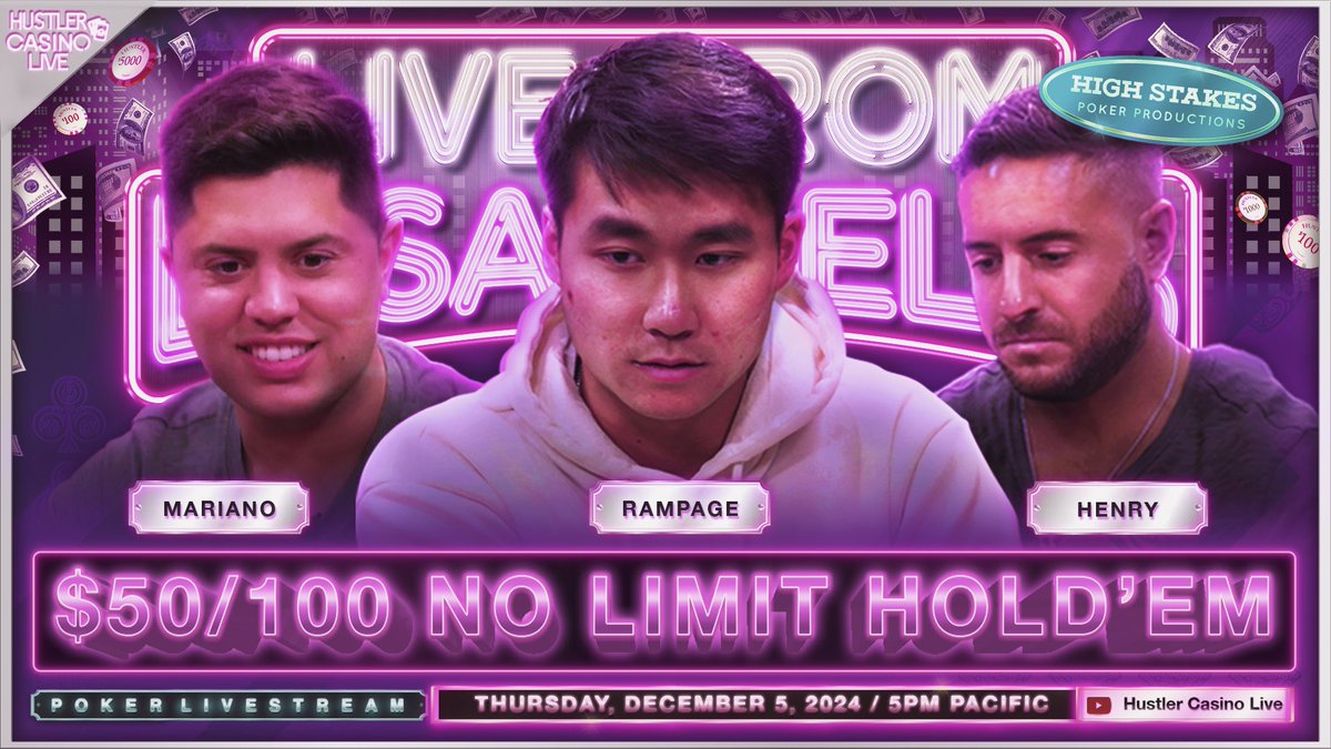 Hustler Casino Live tweet media