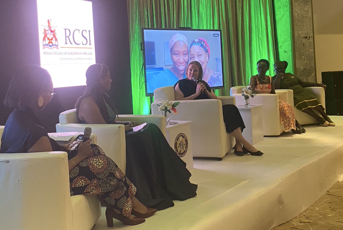 President Prof Deborah McNamara <a href="/RCSI_Irl/">RCSI</a> spoke at the <a href="/WomenSurgAfr/">WomenInSurgeryAfrica</a> AGM at #COSECSA25 remarking on the Irish perspective and ‘ensuring that a surgical career pathway can facilitate many different pathways.’ The President also encouraged young women to step up to opportunities.