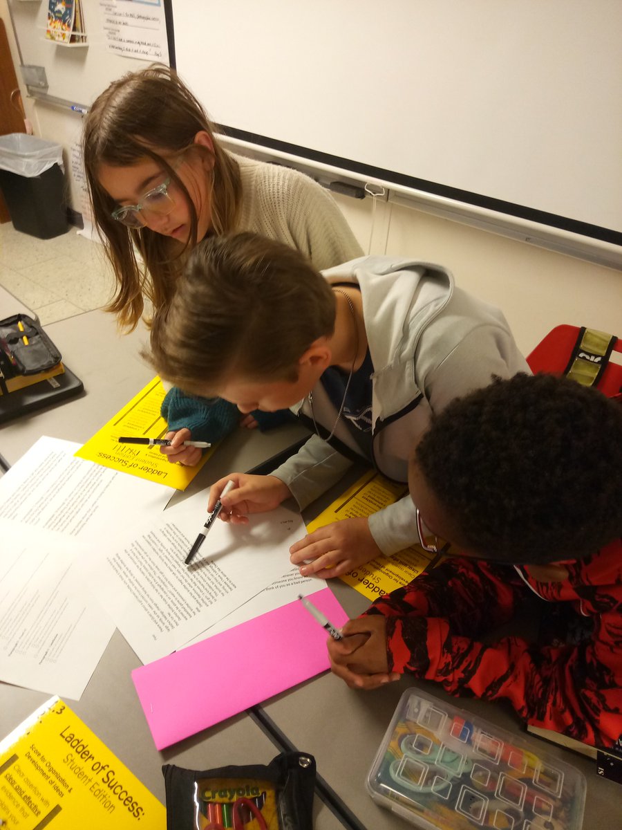 sgstapel's tweet photo. Analyzing and scoring student essays today!  #HMEproud https://t.co/ZCmUgZo7pR