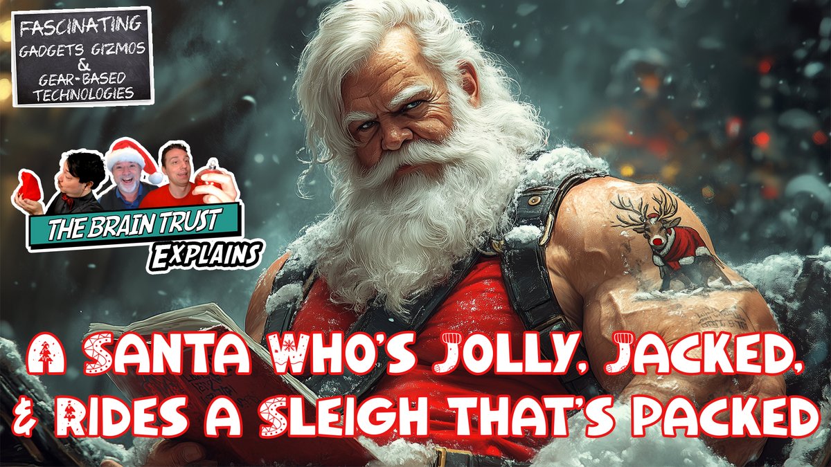 The season of giving is here at #FGGGbT, &amp; as such it is time to discuss #santa.  This isn't your grandma's Santa Claus, though. This one is buff, tough, and ready to bring you stuff!  Listen to our take on #RedOne as part of our #Tech of Christmas suite:
bit.ly/3mwRmIk