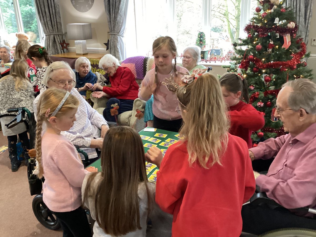 The children had a wonderful trip to Wood Grange Care Home today! 🌟They enjoyed singing Christmas songs and sharing games with the residents, spreading festive cheer all around.🎄