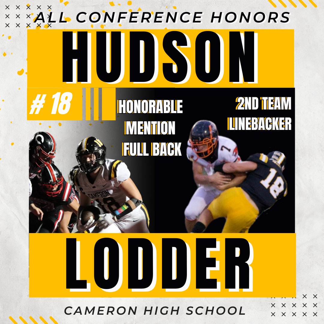 camerondragonfb's tweet photo. Big CONGRATS to @Hudson_Lodder for earning 2nd Team All MEC Linebacker and Honorable Mention Fullback!  #EAT https://t.co/vpNNvg23Gd