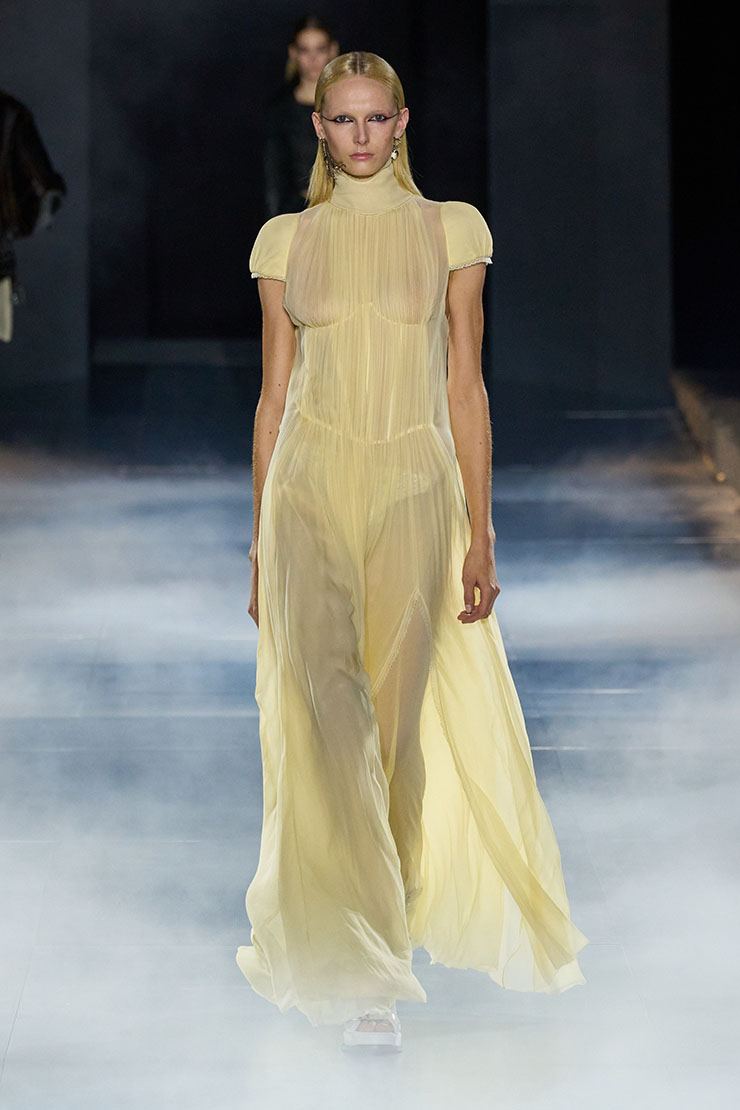 emma corrin sheer dress Emma Corrin is disrupting the naked dress trend this party season. Here, a sneak peek at their barely-there YSL look: https://www.vogue.com/article/ emma-corrin-naked-dress-trend-nosferatu?utm_source=facebook&utm_medium=social&utm_campaign