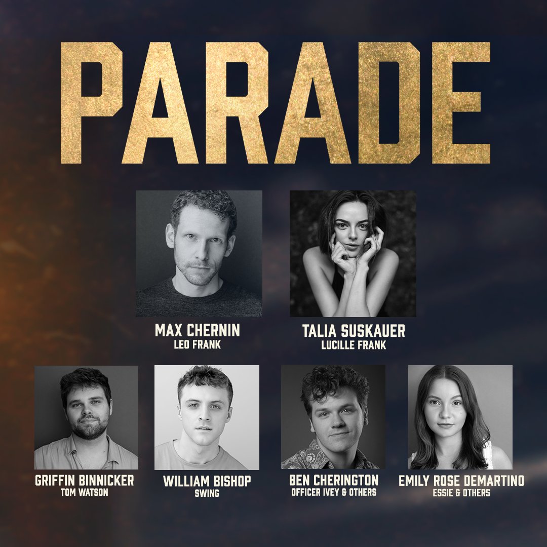paradebway's tweet photo. Introducing the Parade tour cast. https://t.co/5nzTdzYCmg