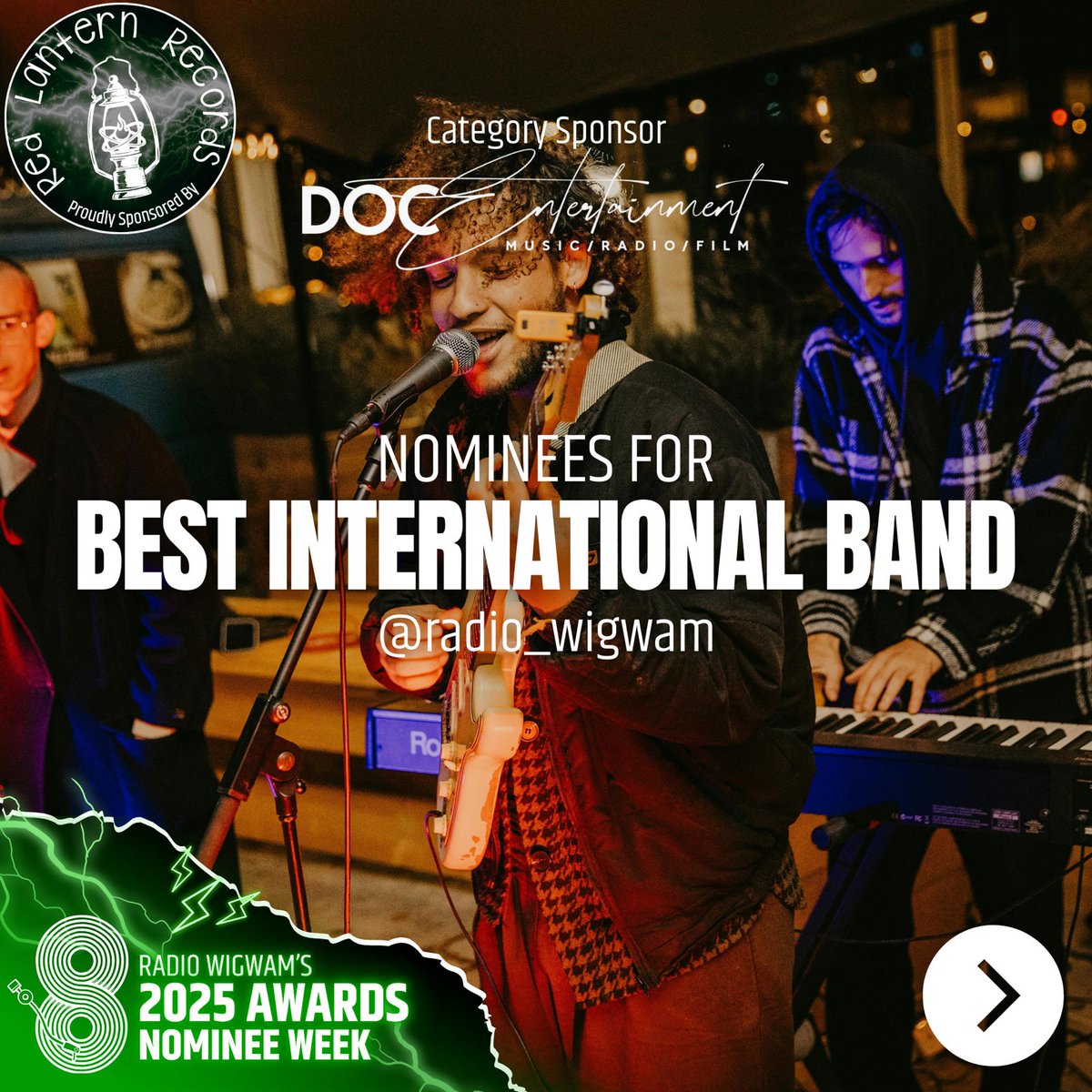 Radio-WIGWAM (@radio_wigwam) on Twitter photo Best International Band - Radio Wigwam Awards 2025 sponsored by Red Lantern Records <a href="/RedLanternR/">Red Lantern Records</a>
We're thrilled to announce this year’s Best International Band nominees sponsored by DOC Entertainment <a href="/DOCourageMusic/">Dandelions of Courage Entertainment</a> for the 8th Annual Radio Wigwam Awards!
Voting opens soon! Best International Band - Radio Wigwam Awards 2025 sponsored by Red Lantern Records <a href="/RedLanternR/">Red Lantern Records</a>
We're thrilled to announce this year’s Best International Band nominees sponsored by DOC Entertainment <a href="/DOCourageMusic/">Dandelions of Courage Entertainment</a> for the 8th Annual Radio Wigwam Awards!
Voting opens soon!