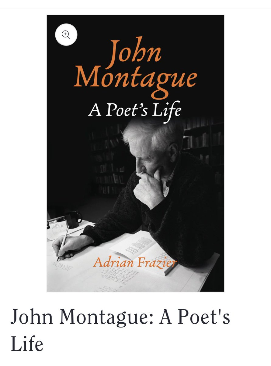 CladdaghRecords's tweet image. New biography of John Montague, one of the first directors of Claddagh Records and inspirational in the recordings of spoken word artists including Patrick Kavanagh