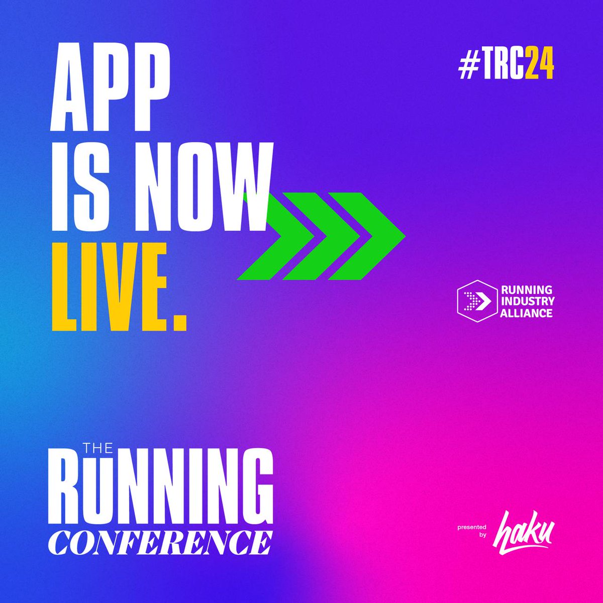 runningindustry's tweet image. The #TRC24 App is live! FREE to Download
Introducing the TRC24 EventApp, supported by TRACX. The EventApp is your one-stop destination for everything you need to know about The Running Conference 2024 presented by @hakuapp.
Click here to download: runningindustryalliance.com/the-trc24-app-…
