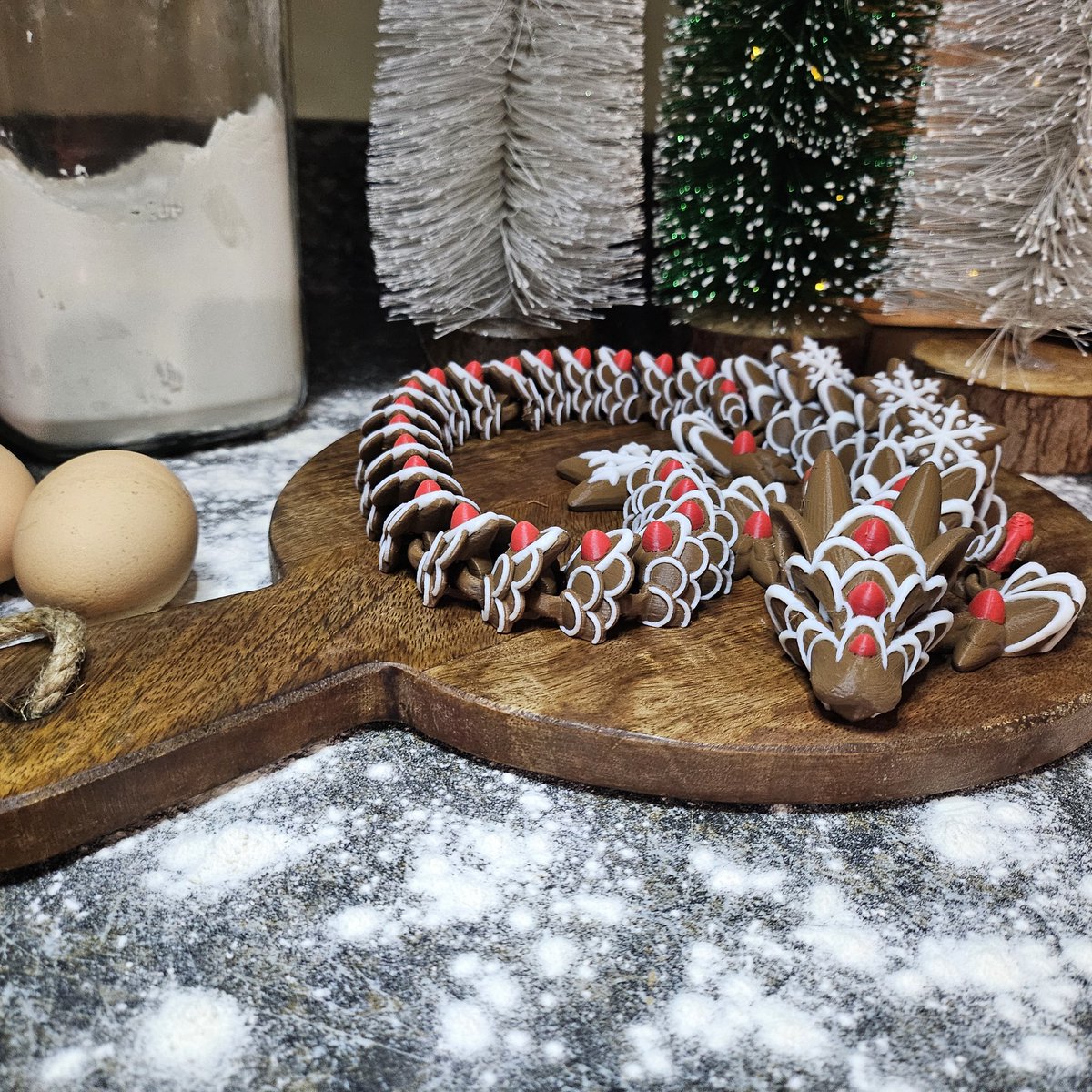 TheMadQueen412's tweet photo. Look at this Gingerbread Dragon I printed😍 He looks even better in person but he's so cute. 

https://t.co/rnPoPRCxsi

#dragon #3Dprinting https://t.co/lWB96rdGr8