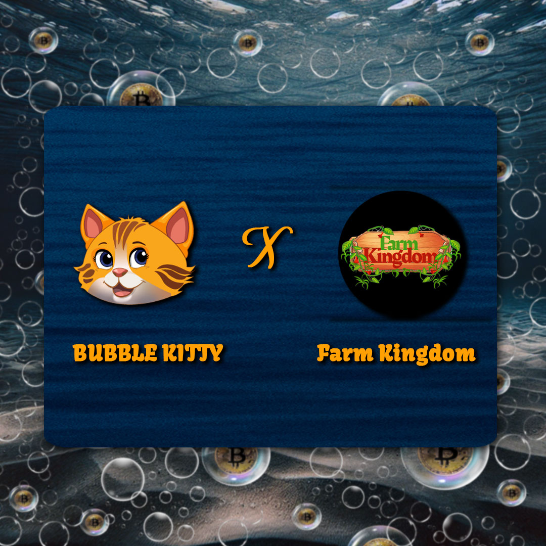 🚜Join the <a href="/BubbleKittyCoin/">BubbleKitty</a> x <a href="/FARMKINGDOMGSYS/">FARM KINGDOM🪬</a> Giveaway
🎁 Prizes
💰 50 GSYS 
🫧 100k bubblepoints
🔹 How to Enter
1️⃣ Follow <a href="/BubbleKittyCoin/">BubbleKitty</a> &amp; <a href="/FARMKINGDOMGSYS/">FARM KINGDOM🪬</a>
2️⃣ Like &amp; Retweet this post ❤🔁
3️⃣ Tag 3 friends and drop your wallet address 💼
⏳ You have 72 hours to participate