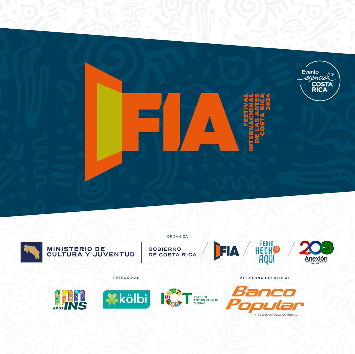 CPAC_CR's tweet photo. Programación hoy en el #FIA2024

Hoy es juernes y en el Festival Internacional de las Artes lo sabemos 😉 https://t.co/BMCuCGHoOY