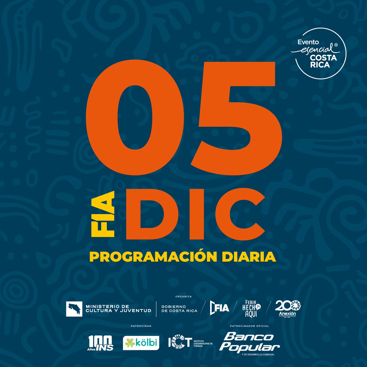 CPAC_CR's tweet photo. Programación hoy en el #FIA2024

Hoy es juernes y en el Festival Internacional de las Artes lo sabemos 😉 https://t.co/BMCuCGHoOY
