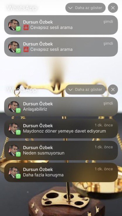 Anlık İbrahim Hacıosmanoğlu’nun telefonu