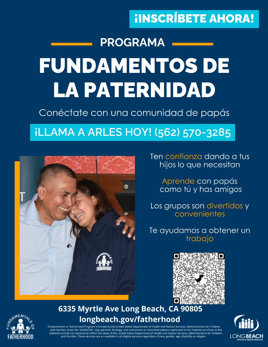 CSSDLA's tweet image. Calling all dads in SPA 8! Don't miss out on the FREE Nurturing Fathers Parenting Classes starting  12/12 📅 Register by 12/11 &amp;amp; and then join on Zoom for a fun &amp;amp; educational journey into the world of fatherhood! #FatherhoodLB #FathersMatter #PaternidadLB