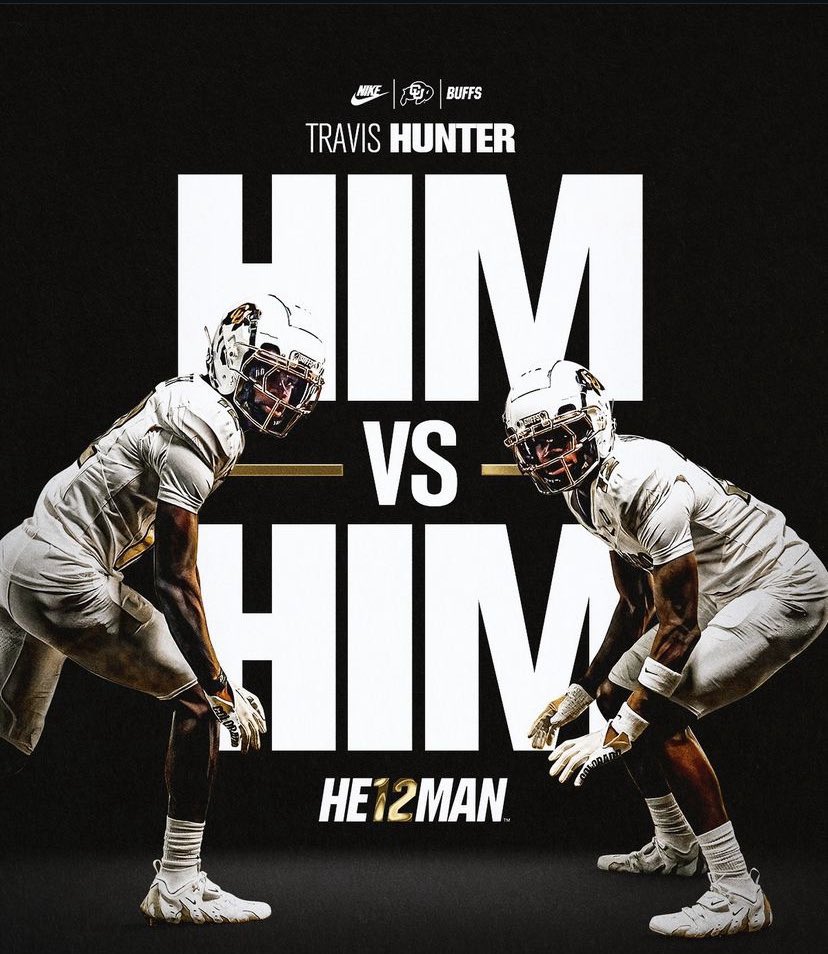 SkoBuffsGoBuffs's tweet photo. Travis Hunter has made the All-Big 12 First Team Offense and Defense #SkoBuffs 🦬 https://t.co/t9LwRAz6n8