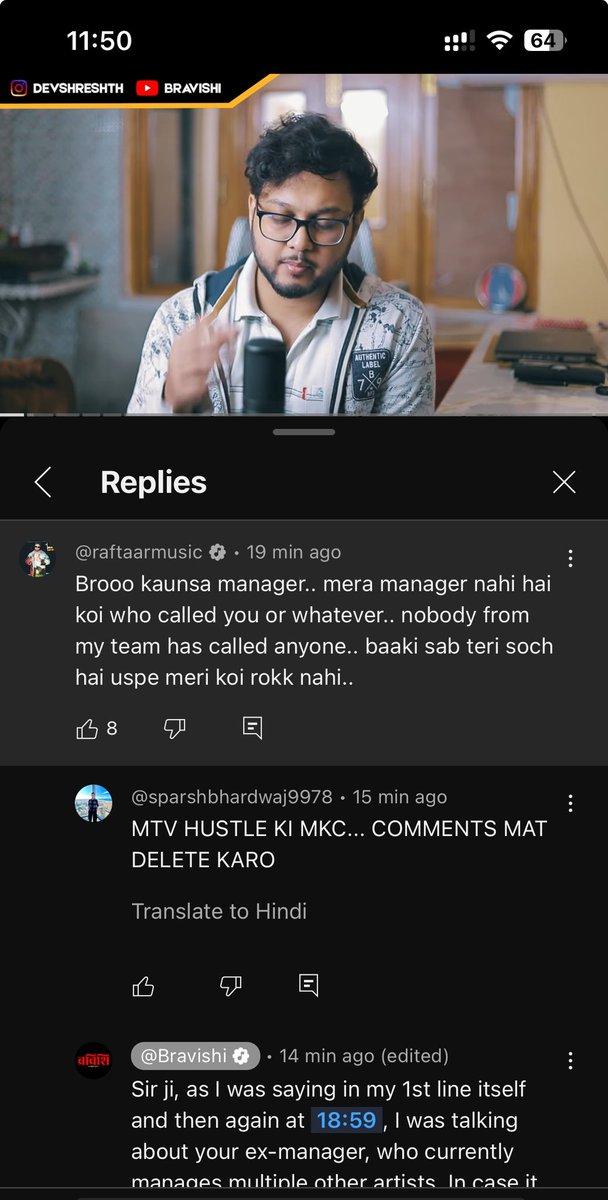 New lafda loaded Raftaar And bravishi 
#rohancariappa #MTVHustle #BackOffRoyalEnfield #BackOffBoat