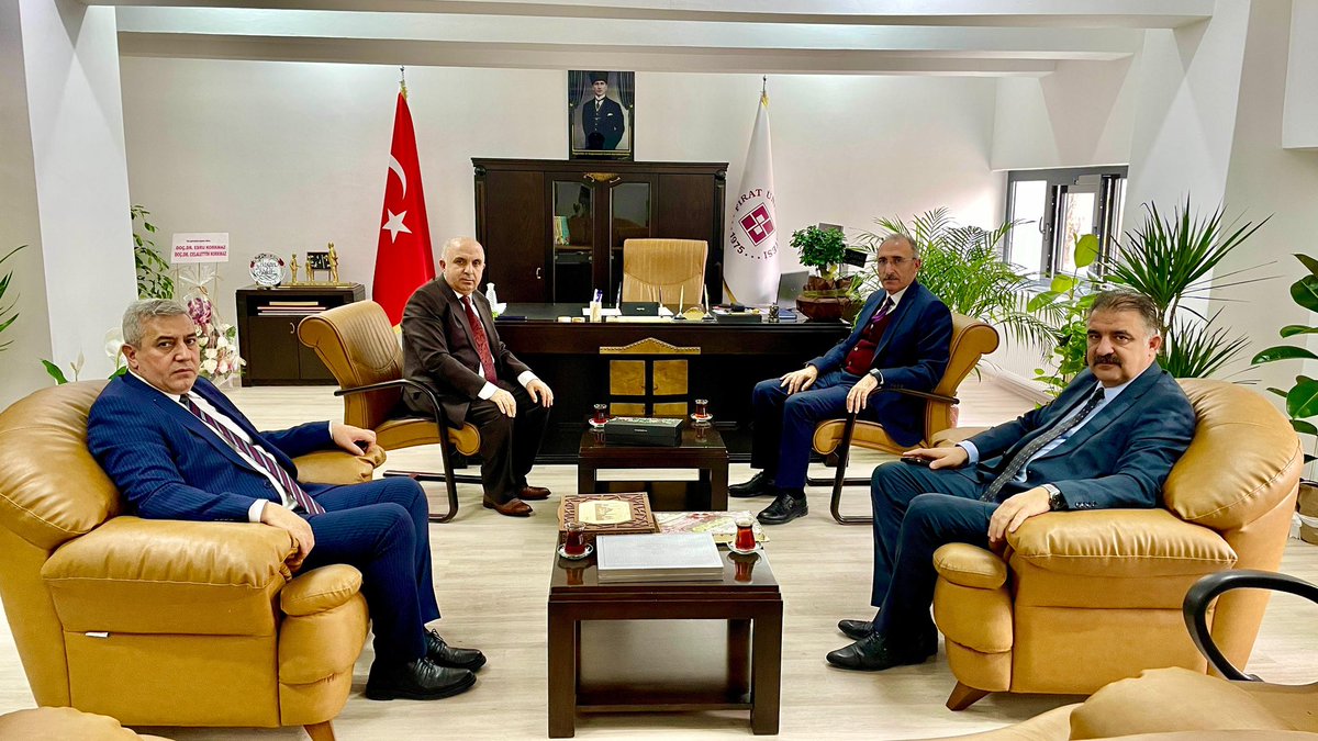 hbulut23's tweet photo. Sayın Rektörümüz Prof. Dr. Fahrettin GÖKTAŞ ile Rektör Yardımcımız Prof. Dr. İrfan KAYGUSUZ hocam hayırlı olsun ziyaretinde  bulunarak bizleri onurlandırdılar. https://t.co/6gTba8K7KE