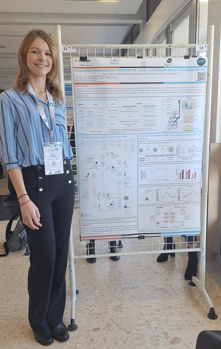 MelinaGuerin29's tweet image. The last 3 days, I had the opportunity to attend the SFNano annual Congress. We had many enlightening discussions and I was delighted to present the SFNano JR during the General assembly.
Looking forward to the next SFNano meeting in Lyon in 2025.