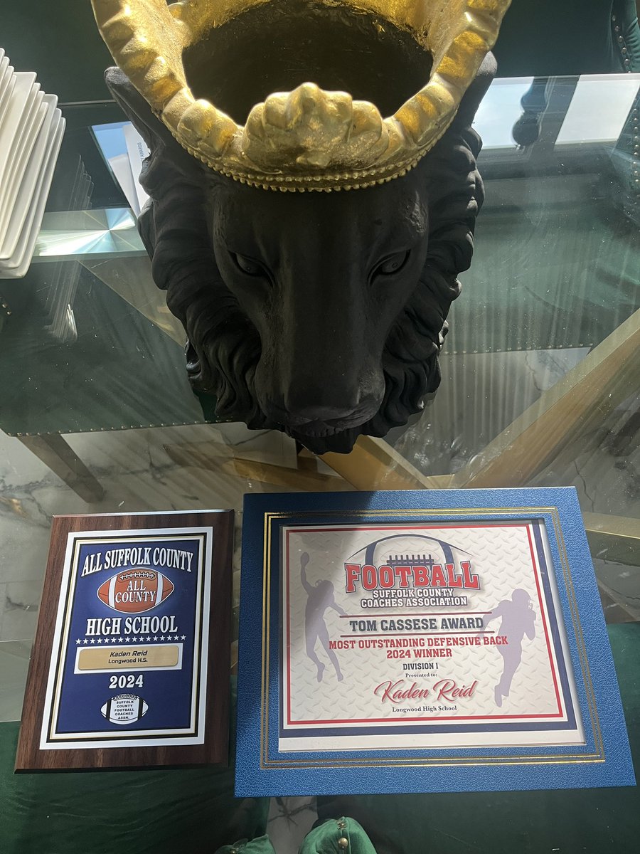 KadenReiddd's tweet photo. Honored&amp;Blessed to be awarded and chosen for the TOM CASSESE DEFENSIVE BACK AWARD(Most Outstanding defensive back)🙌🏽🏆Also being named First team All long-island by NewsDay,And being All Suffolk county https://t.co/QLESi1iQOj