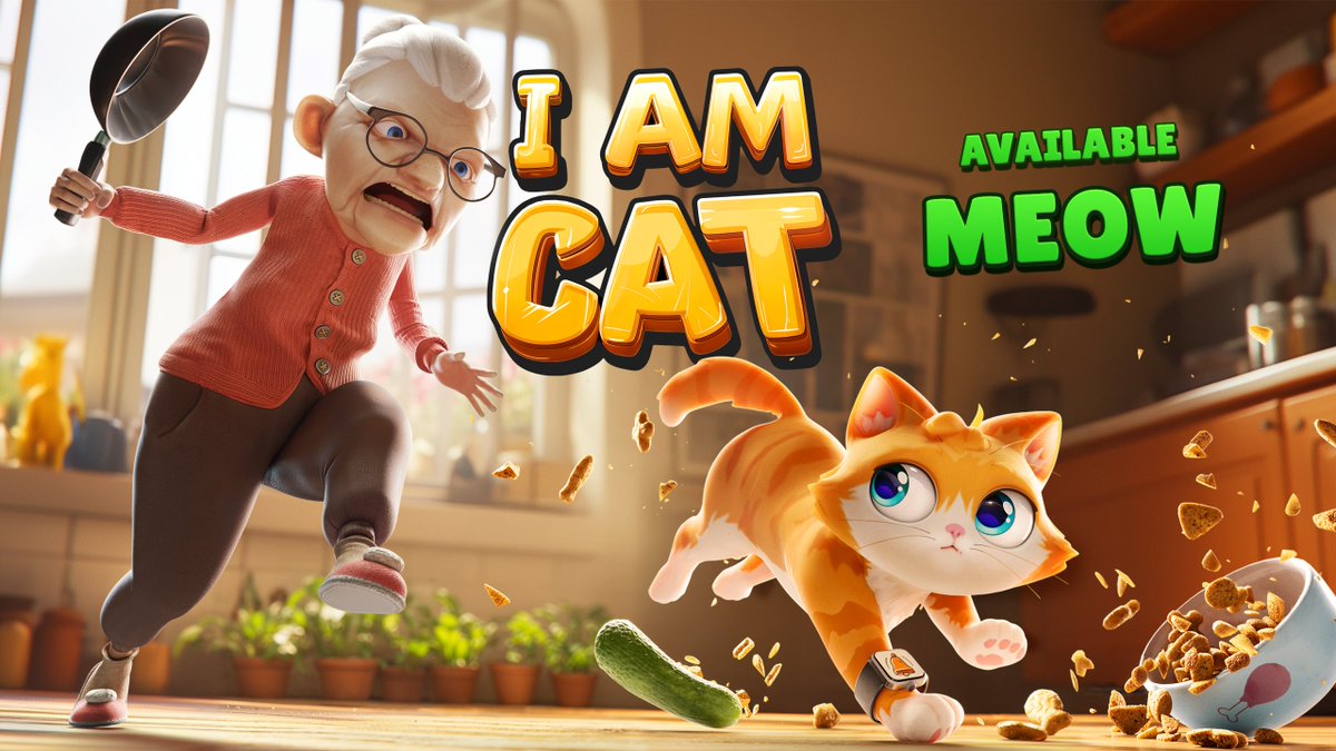 NewFolderGamesQ's tweet photo. 🚨I AM CAT IS NOW AVAILABLE ON META QUEST🚨

https://t.co/SOnRWyVcSF

☝️☝️☝️🤩

#iamcat #iamcatvr #meta #MetaQuest  #gamerelease #catsimulator #vr