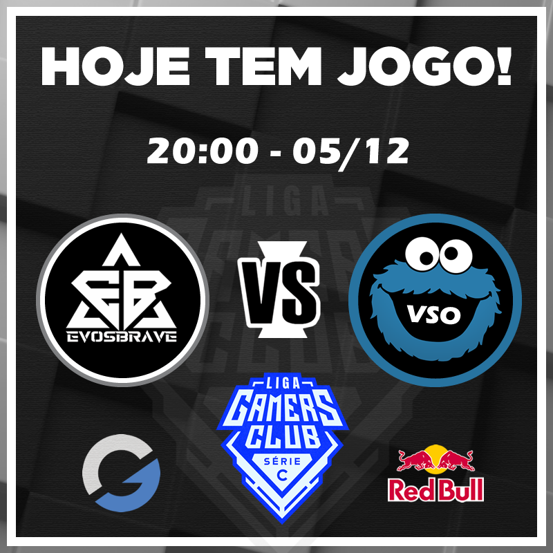 evosbrave's tweet photo. Hoje tem jogo!!!
Série C - Gamers Club
VERSUS: VSO (Vila Sésamo)
Esse campeonato é organizado pela @GamersClub @GamersClubCS e conta com o apoio de @RedBullBR
#evosbrave #goevos #gamersclub #cs2 https://t.co/gOptJtIF0f
