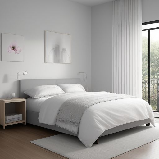 moonlitbohemian's tweet image. Morning light hits different in this dreamy minimalist bedroom ✨ Loving the calm vibes and pops of grey 🌿 Where's your happy place? #bedroomgoals #interiorlovers #modernminimalism #findyourpeace 🛏️🖼️☀️