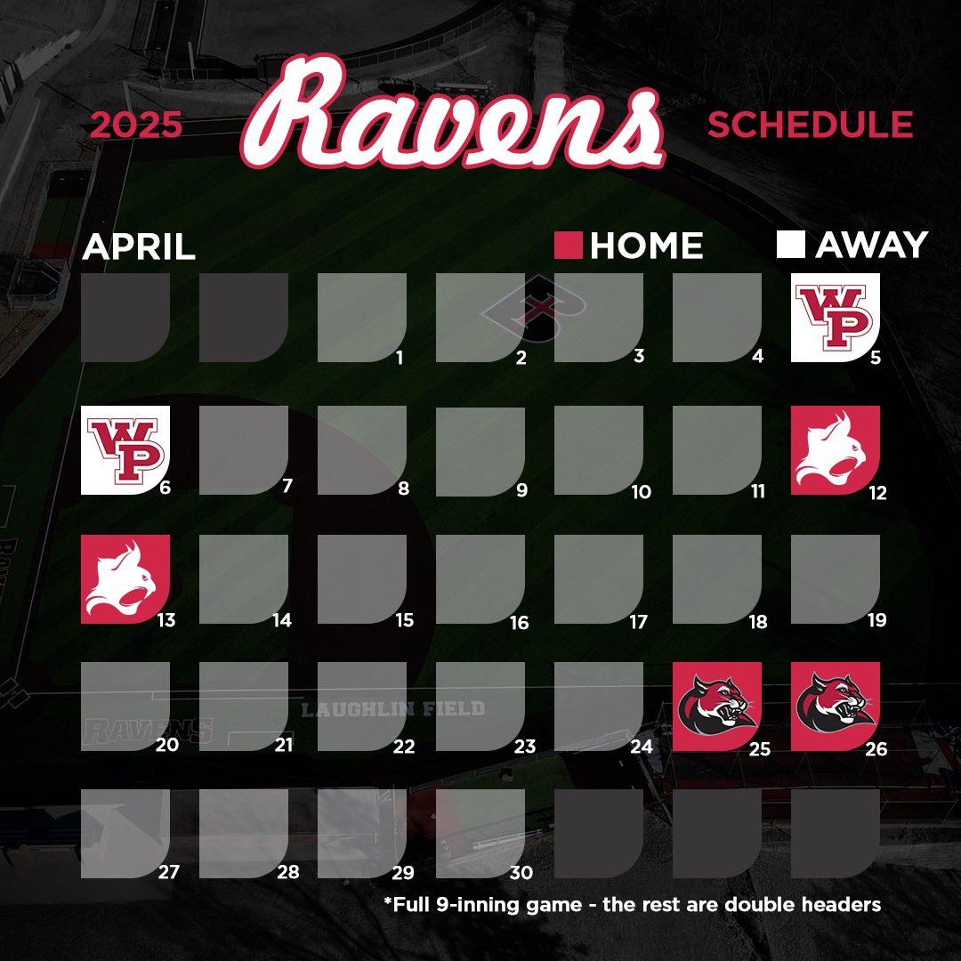 RavenBaseball's tweet photo. 🚨2025 SCHEDULE ALERT!🚨

@NAIABall @HeartSportsNews https://t.co/tQHNBDNVBm