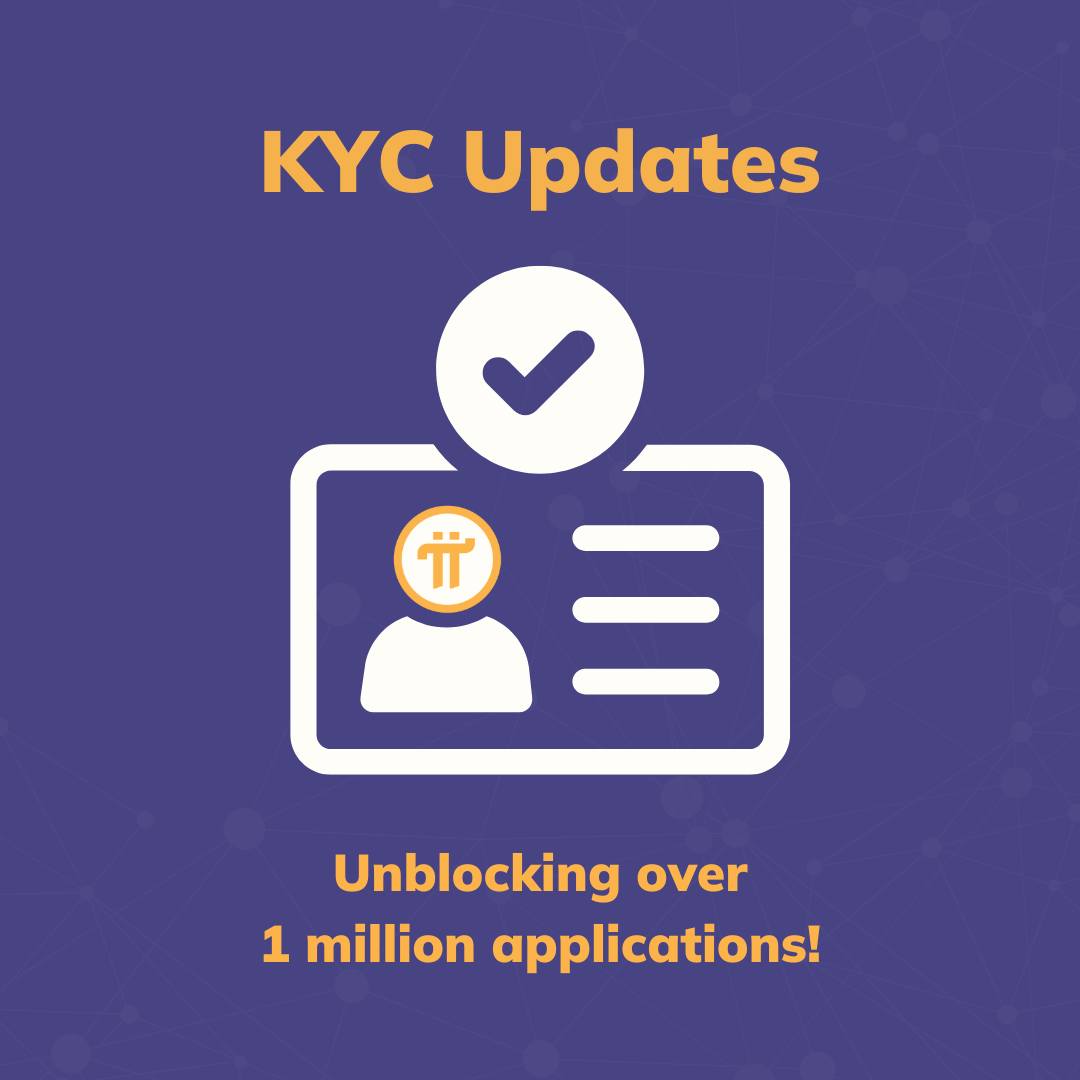 PiCoreTeam's tweet image. Recent Pi KYC improvements unblocked a large scale number of Pioneers to submit their KYC or proceed in their KYC process. Go to the Pi mining app to read these updates that include enabling over 1 million people to apply, resubmissions for some rejected applications, resolving…