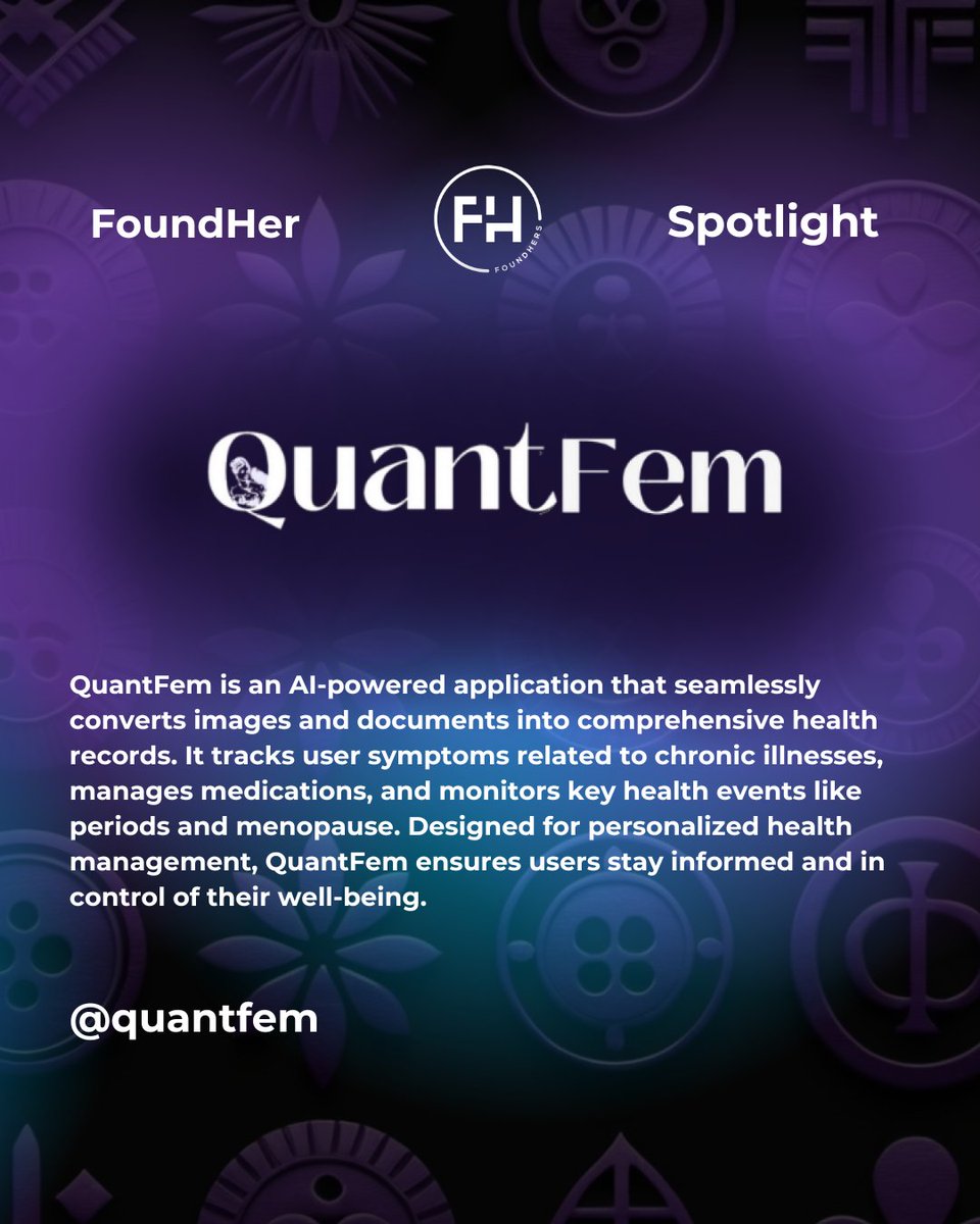 QuantFem is an AI app that turns images and documents into health records. It tracks chronic illness symptoms, manages meds, and monitors health events like periods and menopause. Designed for personalized care, it keeps users informed and in control of their well-being.