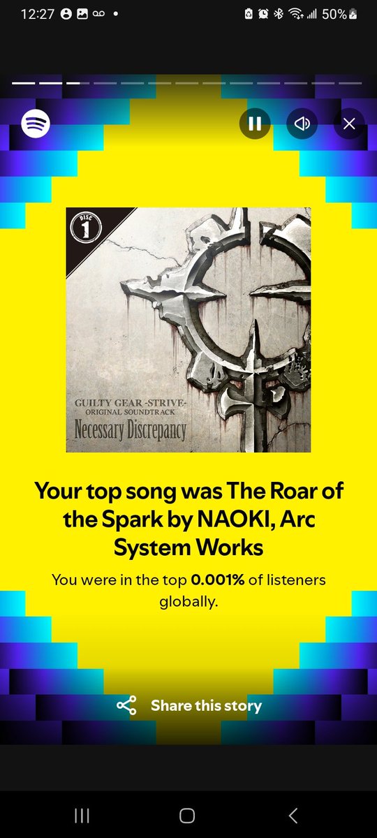 kyfrydchickenVA's tweet image. open.spotify.com/wrapped/share/…
895 times this year!
#GuiltyGear #GuiltyGearStrive