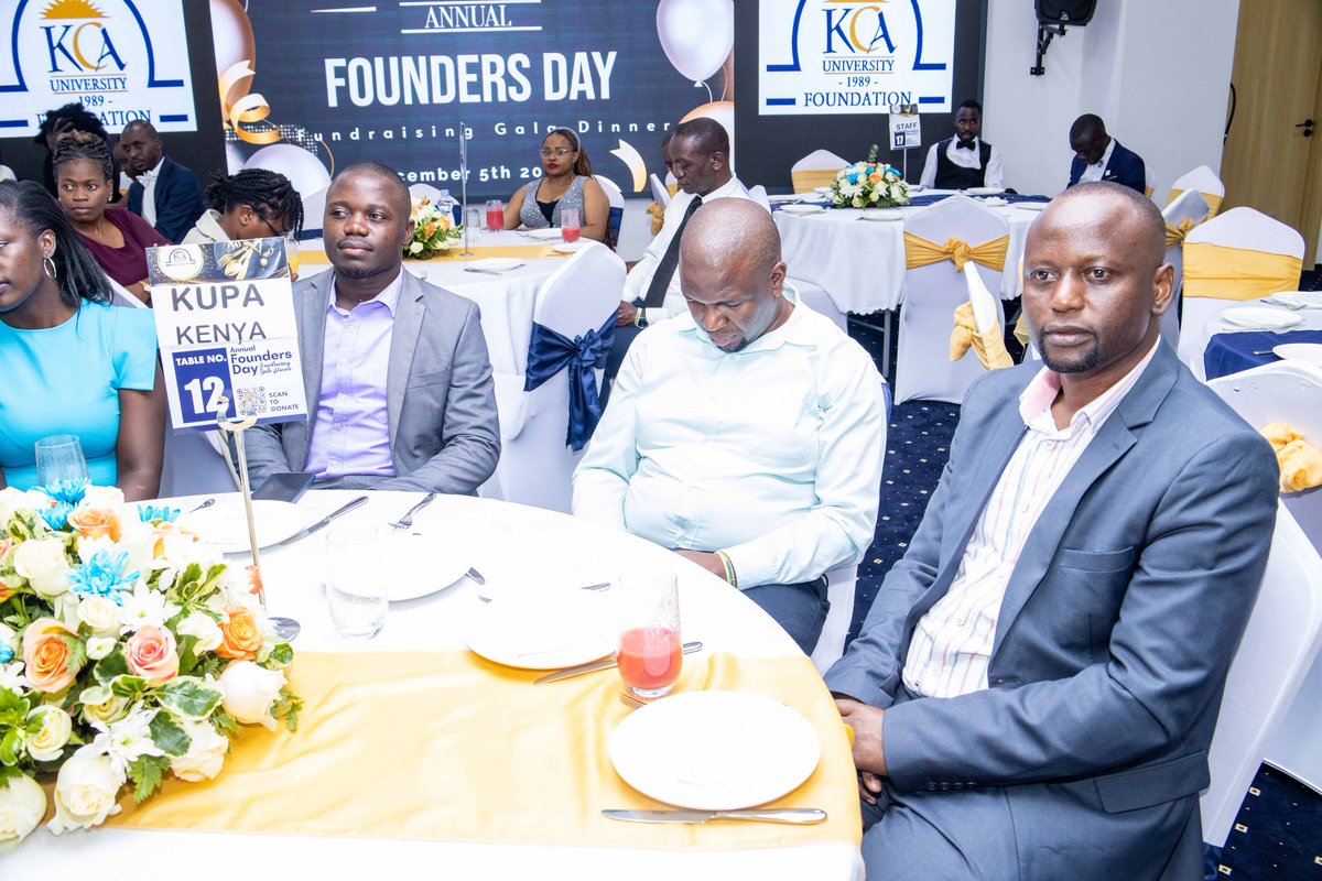 Celebrating Founders' Day with an elegant gala dinner and fundraising event, bringing together hearts and minds for a greater cause. 

#KcauLevelUp