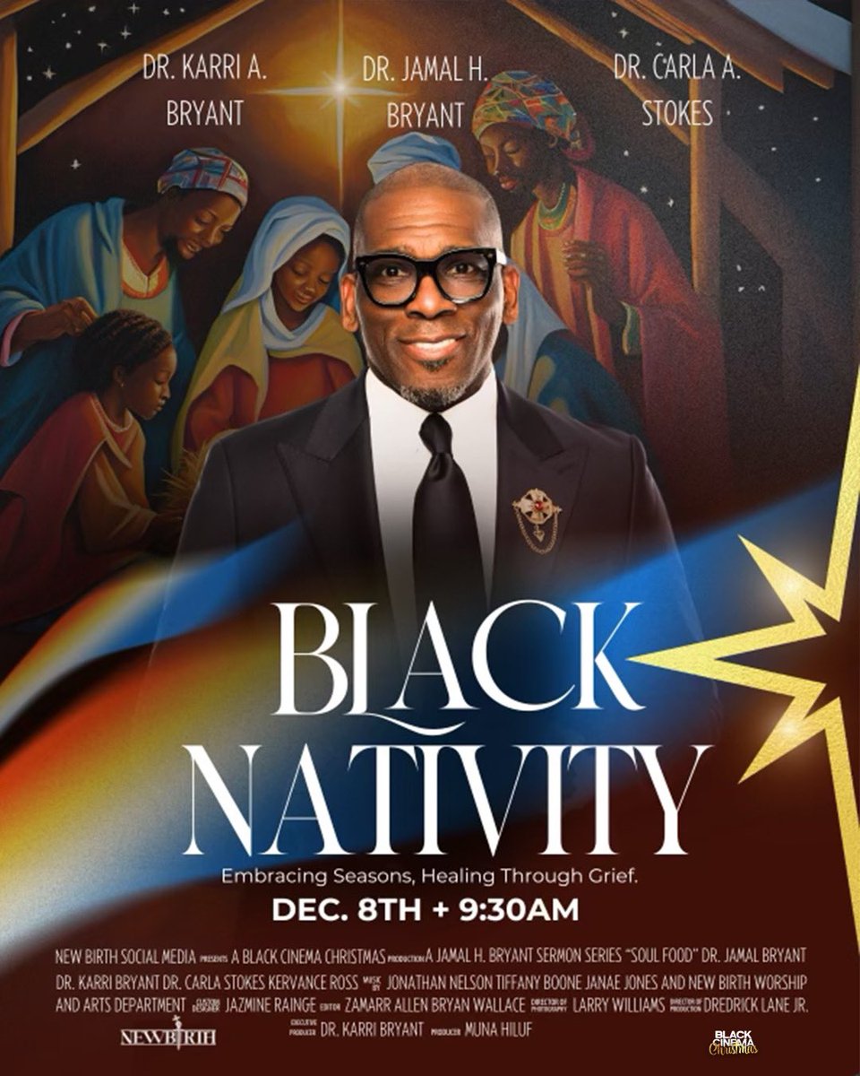 newbirthmbc's tweet photo. The holidays can be a challenging time for many, and we’re creating a space to reflect, heal, and find hope.
Join us this Sunday at 9:30 AM as we journey together through meaningful dialogue, healing moments, and the joy of community.
#NewBirthNow #BlackNativity https://t.co/XR7ijAVOff