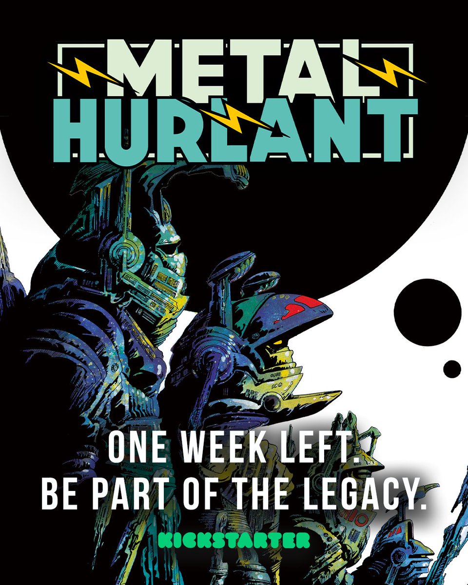 The end is nigh. And of course, by "end" we mean BEGINNING. We're entering the final days of our Kickstarter. Join the rebirth: kickstarter.com/projects/human…

Artwork by Philippe Druillet.