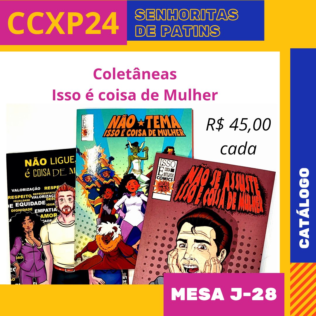 Fabiana Signorini CCXP24 mesa J28 tweet media