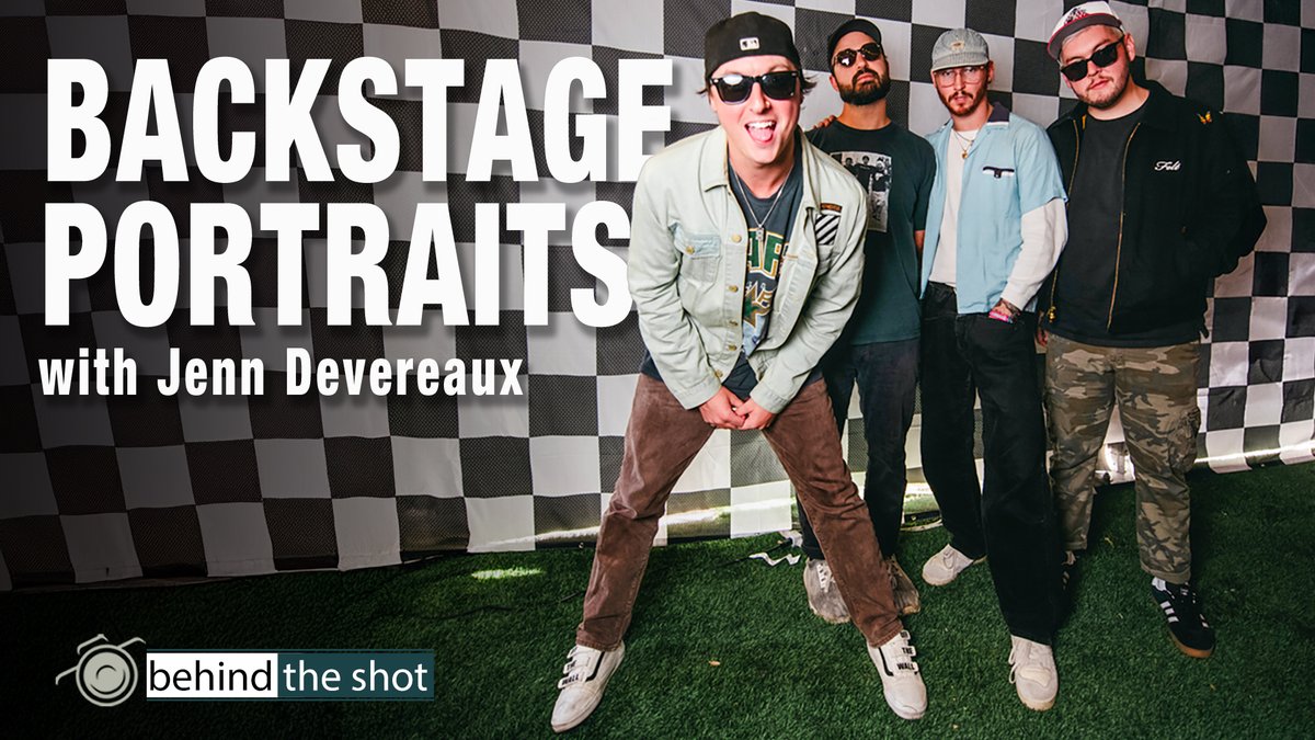 New Episode!
(Thanks for sharing!)

For this show I'm joined by <a href="/jenndphotograph/">Jenn D Photography</a> to chat about music photography, festivals, and how she captures her backstage band portraits.

Wherever you get your podcasts, in audio only or video, and on YouTube.

behindtheshot.tv/2024/12/05/bac…