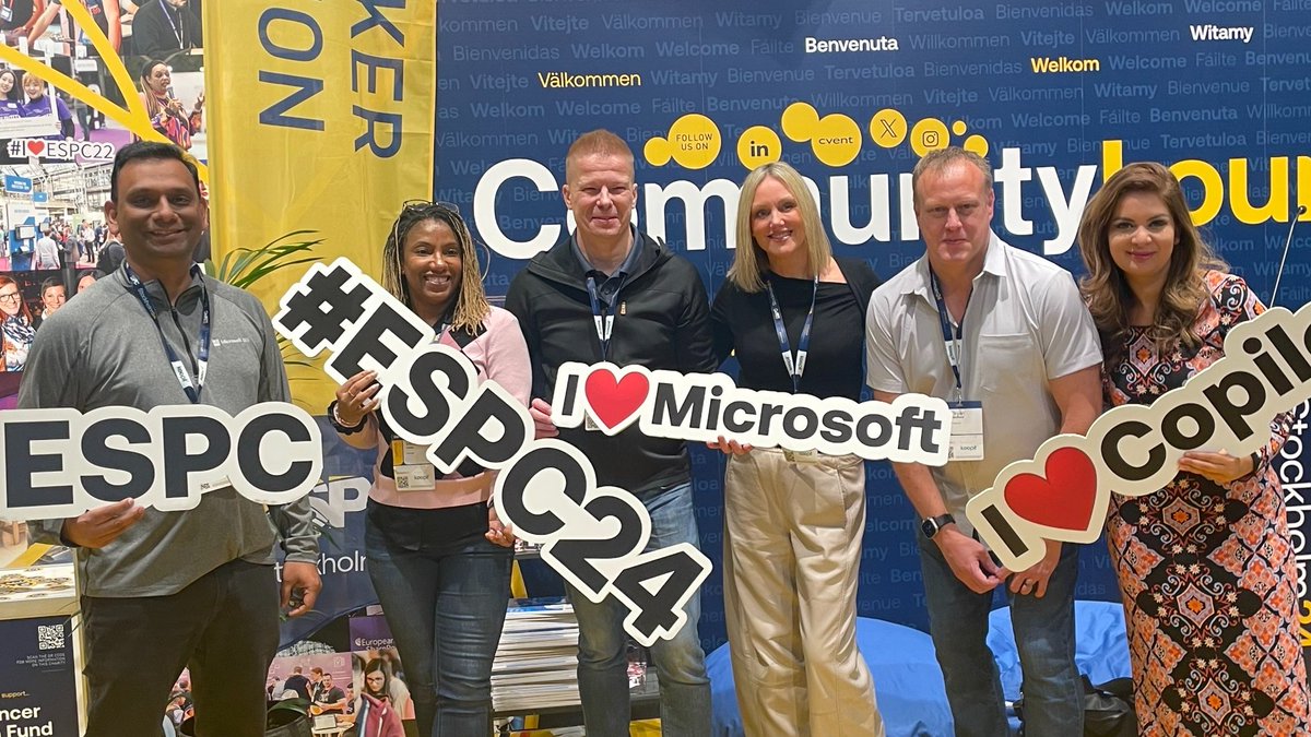 MSFTAdoption's tweet image. #ESPC24 👥 #BTS 👀 Day 3⃣ | 1of2 🧵

📸 Full details on each in ALT text.
