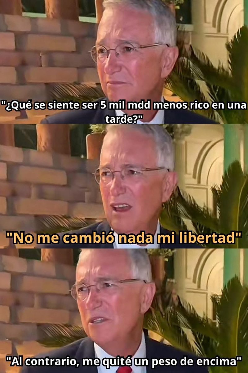 El tío <a href="/RicardoBSalinas/">Don Ricardo Salinas Pliego</a> bien preocupado 🤣🤣🤣🤣