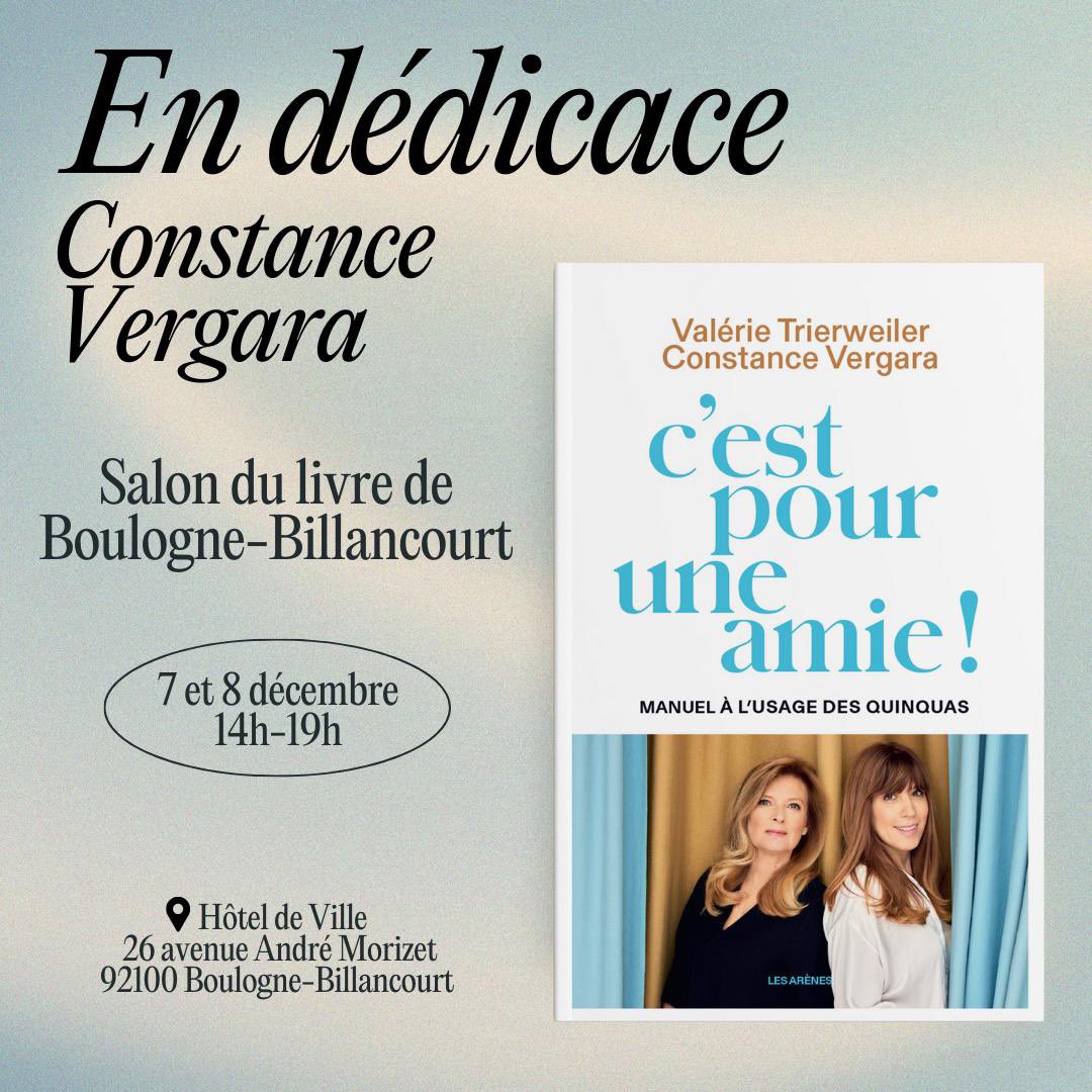 Rendez - vous ce week-end au Salon du livre de Boulogne ✍️
Le cadeau ✨✨ à glisser sous le sapin pour toutes vos amies … Elles n ont pas fini de vous remercier 😉
<a href="/les_arenes/">Éditions Les Arènes</a>