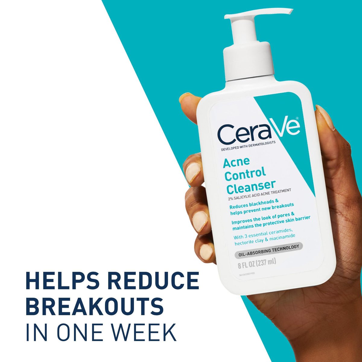 MNiceties's tweet photo. 🌟 CERAVE ACNE CONTROL CLEANSER 
CeraVe's salicylic acid cleanser is an effective way to treat and prevent acne. It unclogs pores and removes oil without irritating the skin.

🌟PRICE: 120k
🌟SIZE: 237ml
📱Call/ WhatsApp 0755232119 to order.
✨FREE DELIVERY FOR ORDERS ABOVE 100k. https://t.co/hJmtpJJpTp